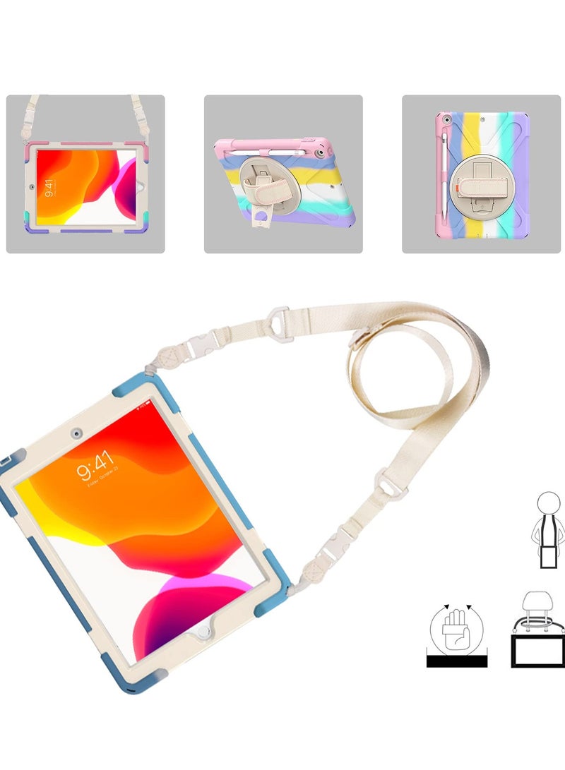 Procases iPad 9th Generation Case Rugged Heavy Duty Shockproof Rotatable Kickstand Protective Cover for 10.2 Inch - Image 5