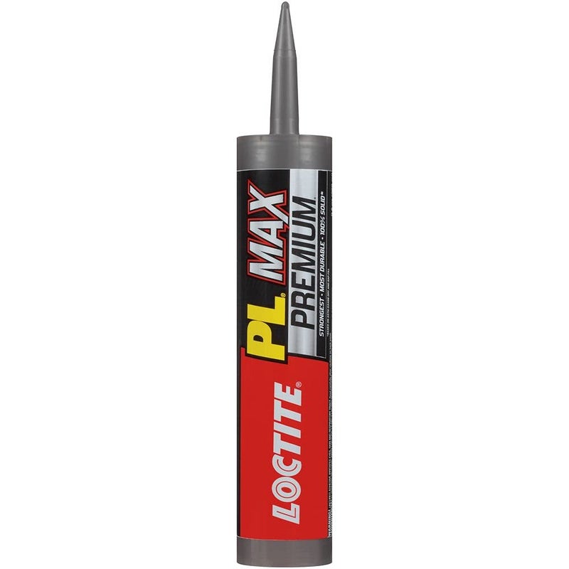 Loctite لاصق لوكتايت PL بريميوم ماكس للبناء، لاصق متعدد الاستخدامات للبناء للخشب، الخرسانة، الحجر والمزيد - 9 أونصة سائلة، عبوة من 1 - Image 1
