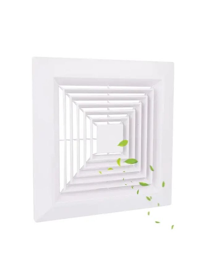 9 Inch By 9 Inch Bathroom Exhaust Fan Cover Easy Install Durable Heat Resistant Ventilation Grille - Image 2