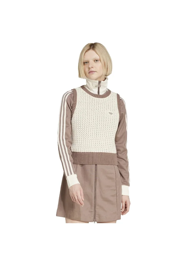 adidas Originals adidas KNITTED VEST White Originals Women JACKETS