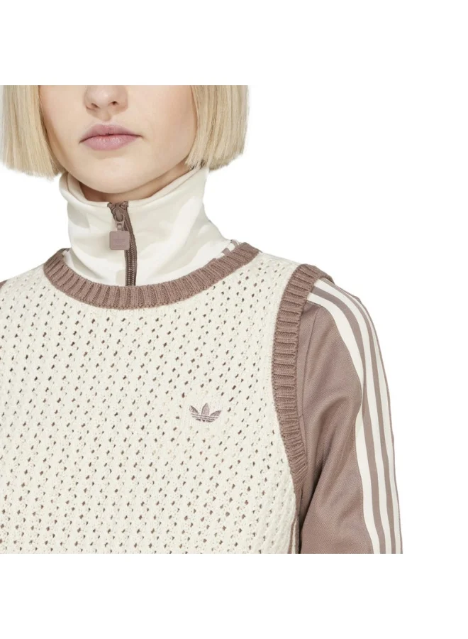 Adidas adidas KNITTED VEST White Originals Women JACKETS