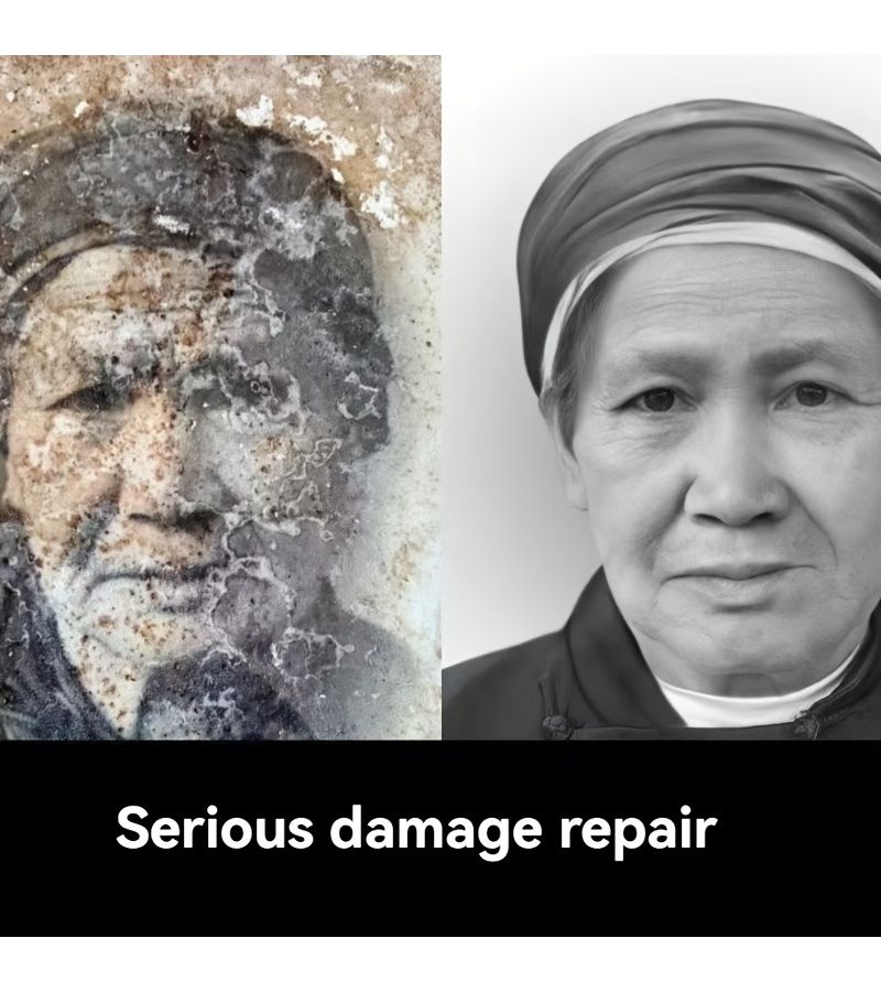 Professional Photo Restoration Service Upgrade Repair 6 Inch 1 Pcs Meticulous Repair of Blurring Cracking Tearing Fading and Peeling Restore Life Like Images True Colors High Definition Print Ideal Gift - Image 1