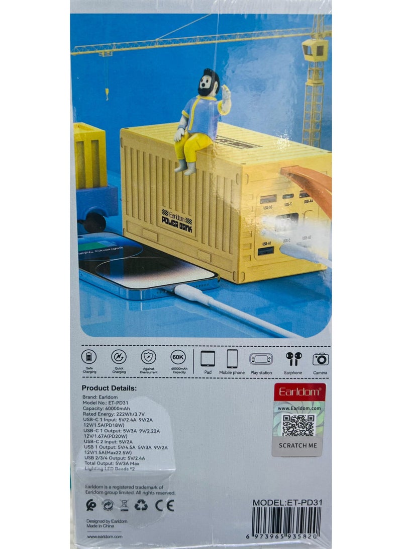 أيرلدوم بنك طاقة للحاويات 60000 مللي أمبير - Image 2