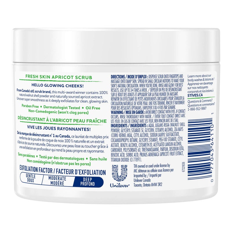St. Ives Fresh Skin Facial Scrub 300ml/10.14 Fl.oz {Imported from Canada} - Image 3