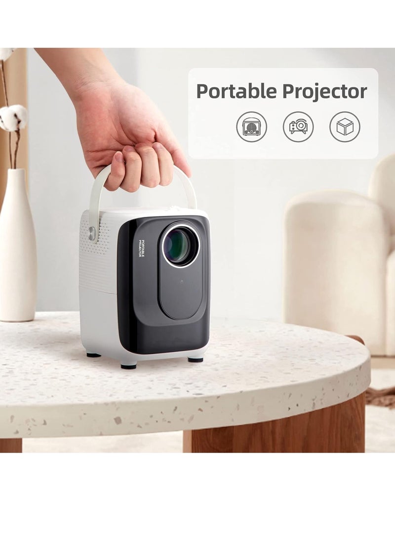 ELTRAZONE Mini Projector S10: 8000 Lumens, 1080P Resolution, Bluetooth & WiFi for Versatile Entertainment - Image 4