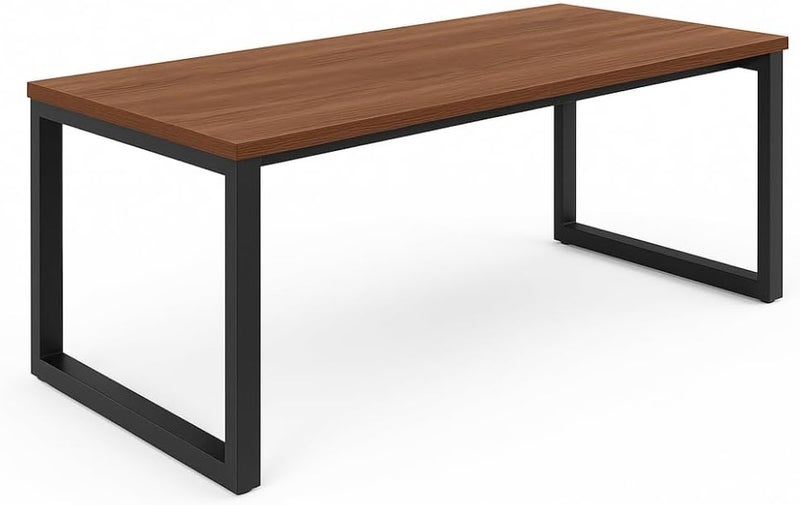 Neo Front Meeting Desk 2.4m DG-M024 – 8–10 Seater Office Conference Table with MDF Wood and Metal Legs - Image 5