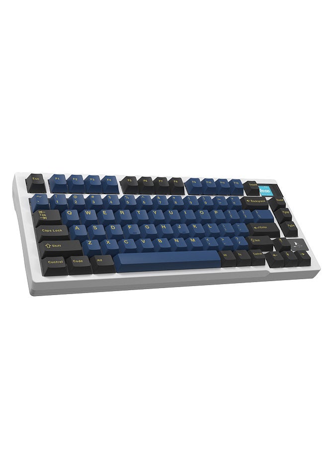 Darmoshark - Darmoshark K8 Tri-mode Wireless 81-Key Mechanical Keyboard K81 Keyboard RGB Full-color Backlight 18 Lighting Effects Full Hot-Swap Rechargeable Keyboard - Image 1