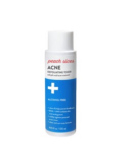 | Acne Exfoliating Toner | 2% Salicylic Acid | Aha+Bha Exfoliation | Facial Cleanser | Calms & Soothes | Prevents Breakouts | Alcohol & Sulfate Free | Skin Care For Women & Men | 4 Oz