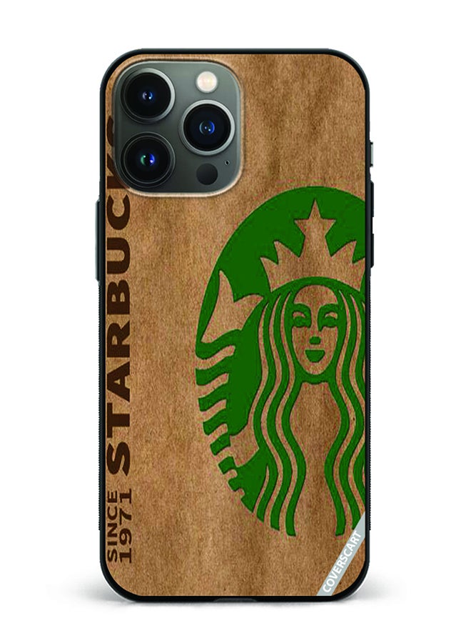 COVERSCART Protective Case Cover For Apple iPhone 13 Pro Starbucks Design Multicolour