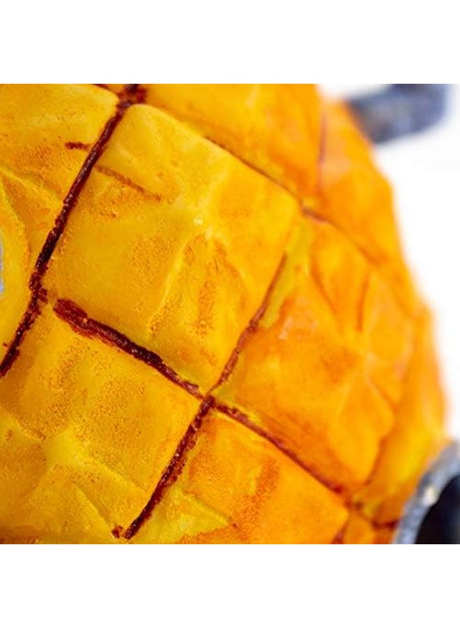 بين بلاكس ديكورات خزان الأسماك المربعة المرخصة رسميًا على شكل أناناس سكويدوارد هوم وتماثيل الراتنج من السلطعون القشري لحوض السمك وديكور تررم - Image 4