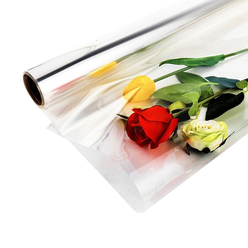 Factory Processing Transparent Bright Plastic Film Multi-Color Water-Retaining Waterproof Flower Bouquet Packaging Cellophane - Image 5