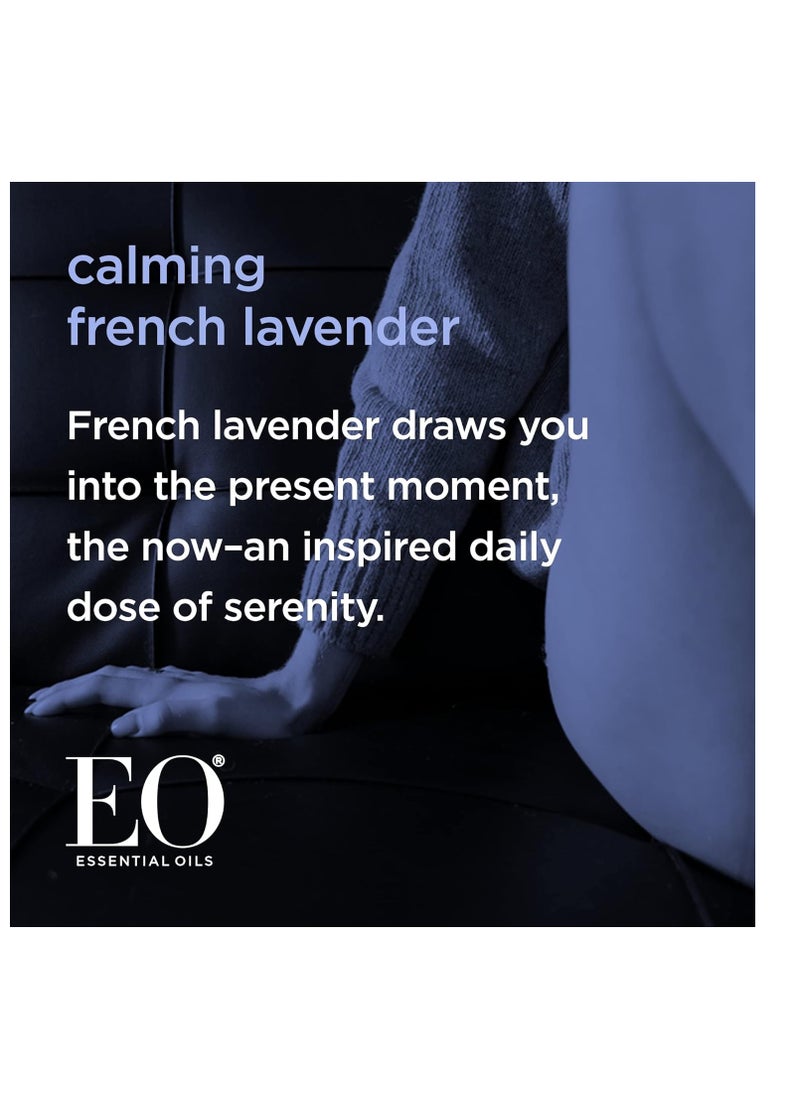 EO EO Liquid Hand Soap Refill, 32 Ounce (Pack of 2), French Lavender, Organic Plant-Based Gentle Cleanser with Pure Essential Oils  - Image 2
