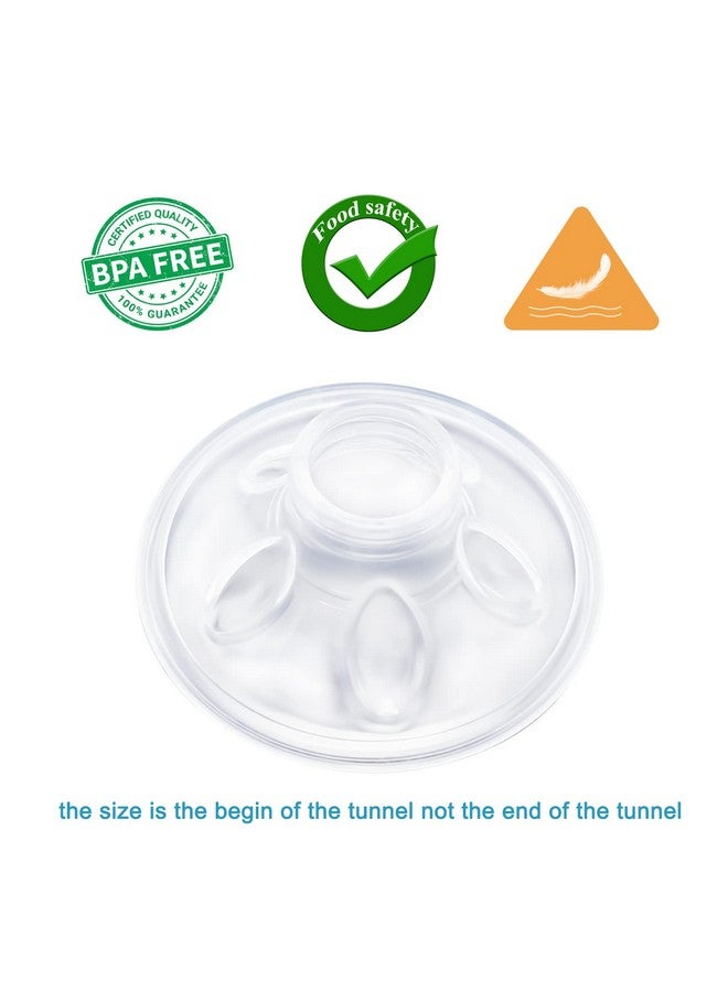 Loveishere Flange Massage Cushions 19mm Compatible with Spectra/Medela 24mm Shields/Flanges Replace Flange Inserts Spectra Breastpump Parts Reduce 24m - Image 5