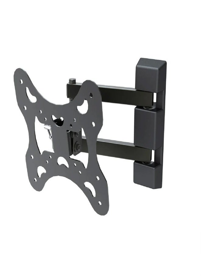 Skill Tech SH 30P Swivel TV Wall Mount for 14"-43" Screens, VESA 200x200, Wall Profile 75mm–390mm, Max Load 35kg – Black  - Image 1