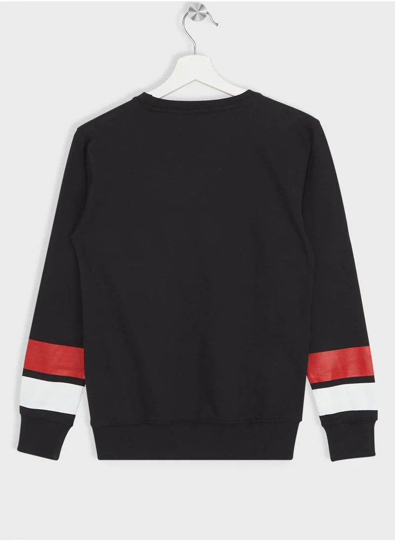 Pinata Boys Colorblock Printed Sweatshirt