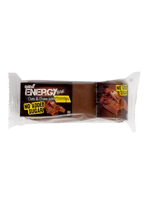 Optitect Energy Bar Oats And Dates With Chocolate 1 Bar 50 Gm