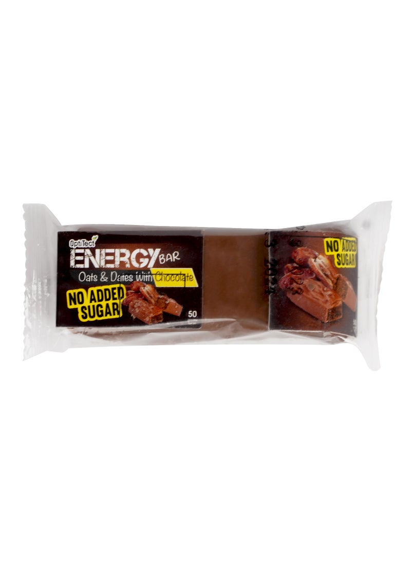 OptiTect - Optitect Energy Bar Oats And Dates With Chocolate 1 Bar 50 Gm - Image 1