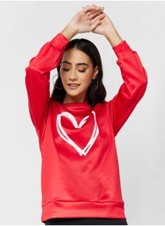 Heart Print Sweatshirt - pzsku/ZB8D04F4B0C9A8FDE5B4EZ/45/_/1699377843/414d43d2-0787-4b6c-9ccc-53fef6be1ec8