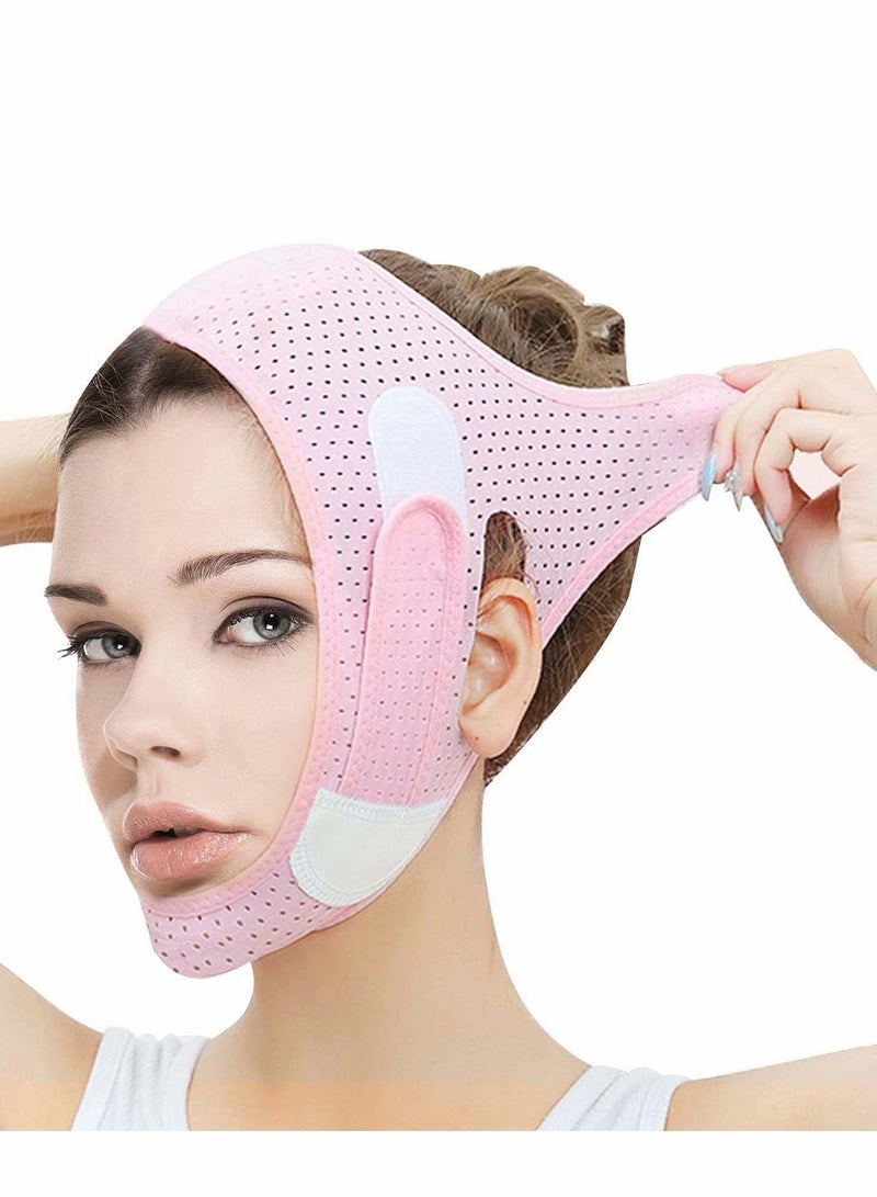 Excefore Facelift Band, Double Chin Reducer, KASTWAVE V-Line Lifting Mask Ladies and Men's Chin Strap, Lifting Firming Facial Plastic Shaping Band  - Image 1