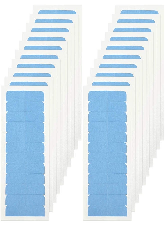Blulu 360 Pcs Blue Hair Extension Tape Tabs Bulk Double Sided Strong Adhesive Hair Tape in Extension Replacement Wig Strip Waterproof Beauty Tool for Lace Wigs Toupee Hairpiece Supplies - Image 1