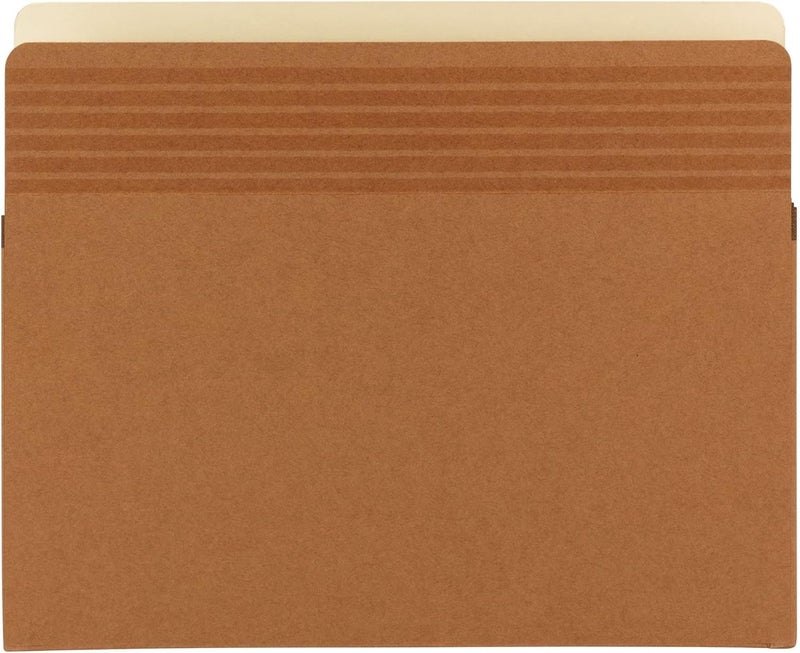 Smead Easy Grip File Pocket StraightCut Tab 514 Expansion Letter Size Redrope 10 per Box 73209 - Image 1