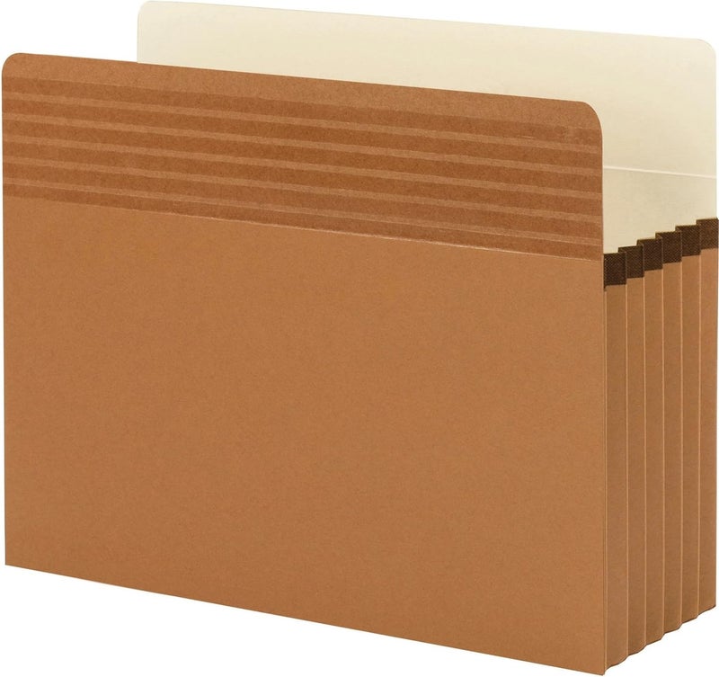 Smead Easy Grip File Pocket StraightCut Tab 514 Expansion Letter Size Redrope 10 per Box 73209 - Image 3