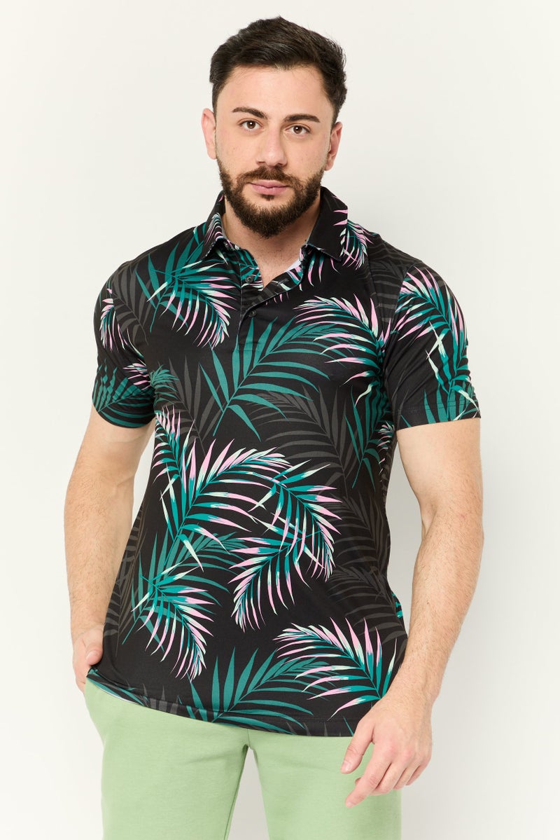 PUMA قمصان بولو جولف قصيرة الأكمام للرجال، متعددة الألوان - Image 1