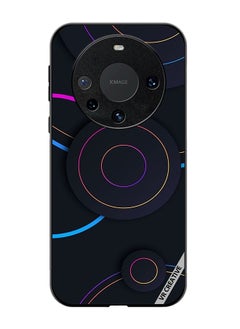 VR CREATIVE Protective Case Cover For Huawei Mate 60 Pro Circles Dots Design Multicolour  - Image 1