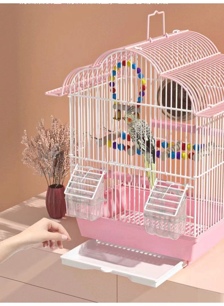 general Birdcage Luxury Cage Large Size Heightened Flying Metal Villa Ornamental Cage - Image 2