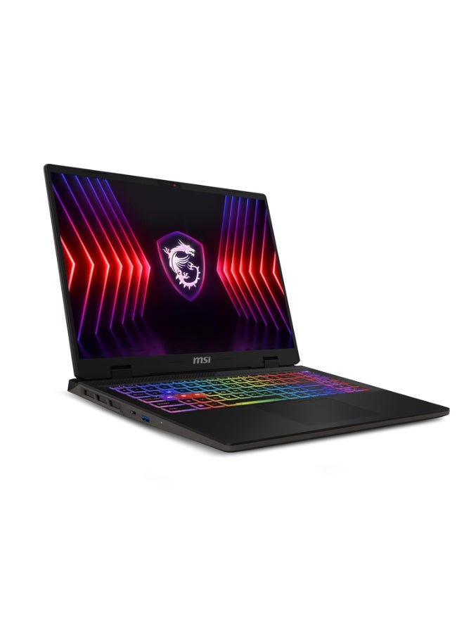 MSI SWORD 16 HX B14VFKG Gaming Laptop With 16-Inch Display, Core i7 14650HX Processor/16GB RAM/1TB SSD/8GB Nvidia Geforce RTX 4060 Graphics/Windows 11 Home English/Arabic Cosmos Gray english_arabic Cosmos Gray - Image 2