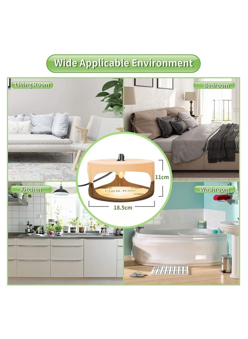 Sticky Dome Indoor Flea Traps, Comes with Sticky Pads and Refills, Safe for Children and Pets - Image 2