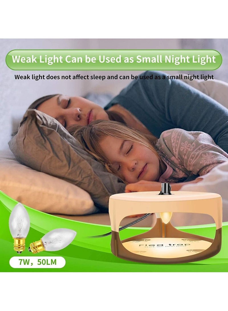 Sticky Dome Indoor Flea Traps, Comes with Sticky Pads and Refills, Safe for Children and Pets - Image 1