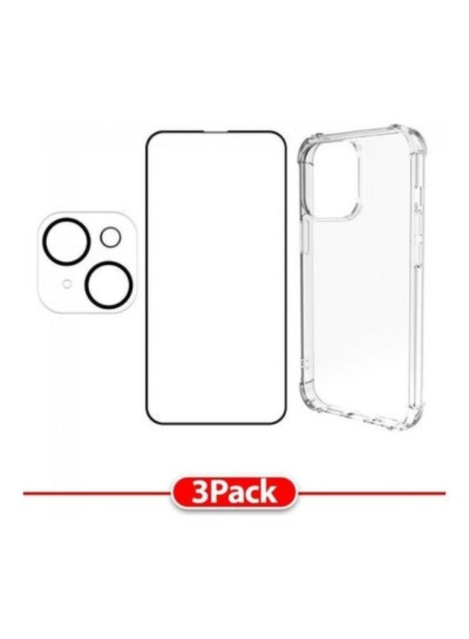ACLIX 3-Pack 3D Screen Gorilla Case Cover And Lens Protector For iPhone 13 Mini Clear - Image 5
