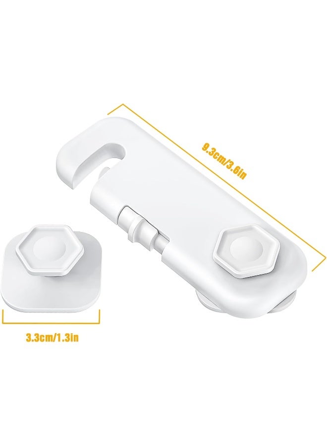 TRILINK Pack of 6 Child Safety Locks for Cupboards and Drawers, Fridge, Door - Cupboard Lock, Drawer Lock Baby, Fridge Lock, Door Lock Children, Baby Proofing - Image 3