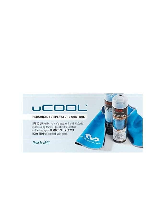 McDavid - Ucool Cooling Towel One Size Neon Blue - Image 1