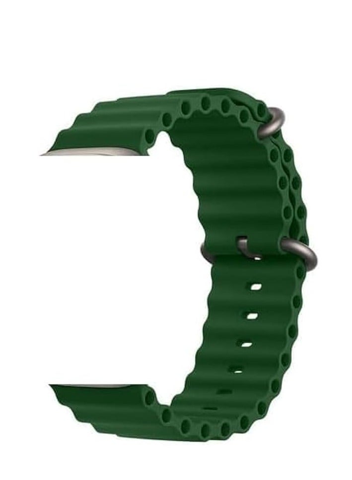 Band silicone Replacement Strap, perfect for sport or daily use, Compatible with ultra smart Watch, one size and Compatible with apple  smart watches, breathable and comfortable strap for men, women, and kids