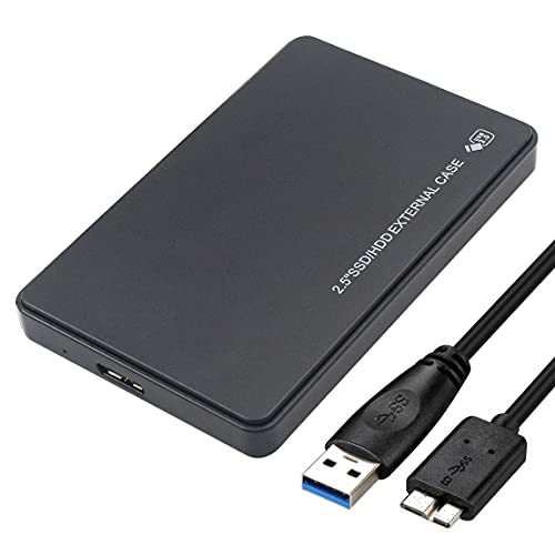 JacobsParts 2.5" SATA USB 3.0 Tool-Free Hard Drive Disk HDD SSD Enclosure External Case - Image 1
