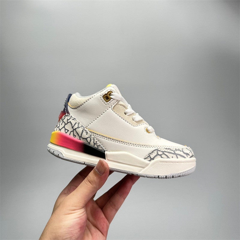 Putian Shoes Aj3 Children'S Shoes Men'S And Women'S First Layer Board Shoes Joe 3 Children'S Sneaker Basketball Shoes - Image 5
