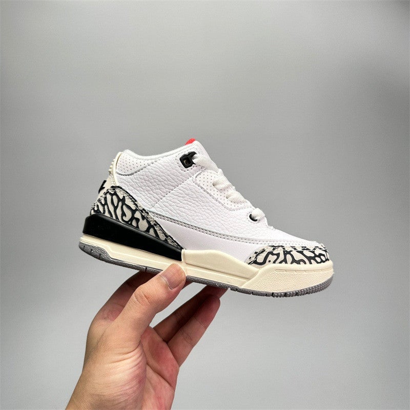 Putian Shoes Aj3 Children'S Shoes Men'S And Women'S First Layer Board Shoes Joe 3 Children'S Sneaker Basketball Shoes - Image 4