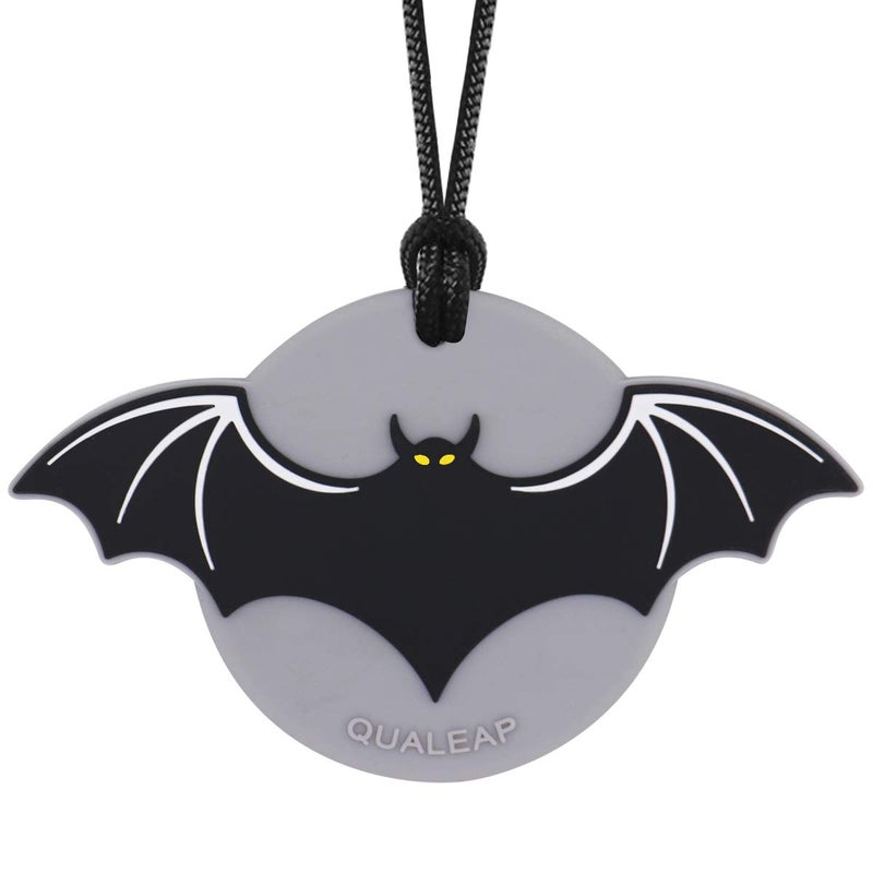 QUALEAP Xtra Tough XT Sensory Chew Necklace for Kids Boys or Girls Sensory Oral Motor Aids Teether Toys for Autism ADHD Baby Nursing or Special Needs Made for Aggressive Chewers 1 Pack