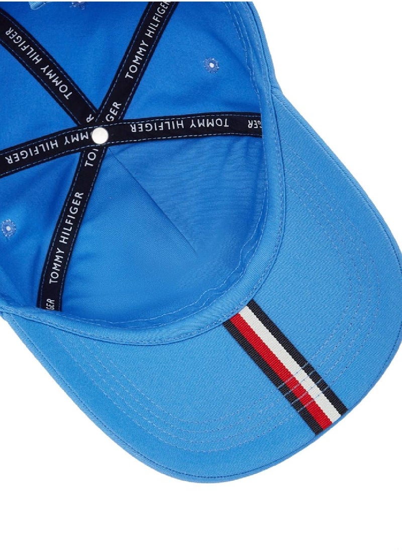 TOMMY HILFIGER Men's Six-Panel Baseball Cap - Cotton, Blue  - Image 4