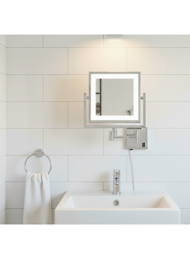 Siag Extendable Magnifying Mirror with LED MM12 - Image 1