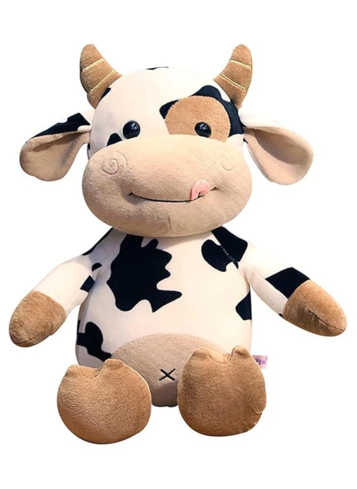Generic - cow plush toy stuffed animal throw plushie pillow doll,soft fluffy friend hugging cushion-present for every age - Image 1