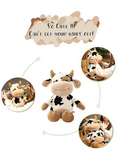 Generic cow plush toy stuffed animal throw plushie pillow doll,soft fluffy friend hugging cushion-present for every age  - Image 5