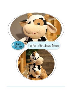 Generic cow plush toy stuffed animal throw plushie pillow doll,soft fluffy friend hugging cushion-present for every age  - Image 2