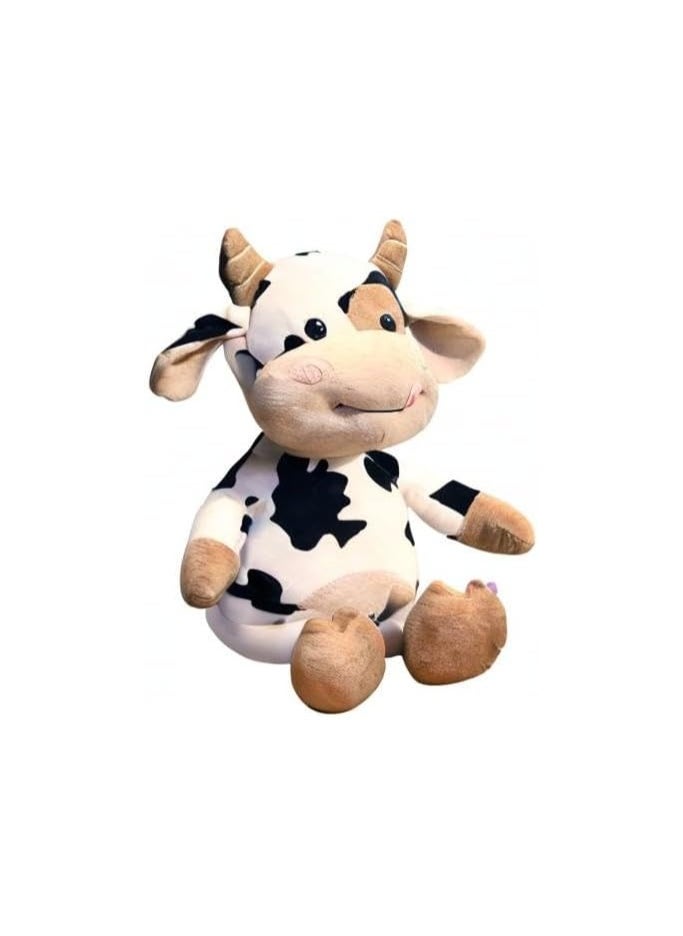 Generic - cow plush toy stuffed animal throw plushie pillow doll,soft fluffy friend hugging cushion-present for every age - Image 1