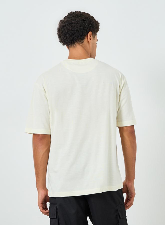 ستايلي تيشيرت فضفاض بطبعة جرافيك - Image 3