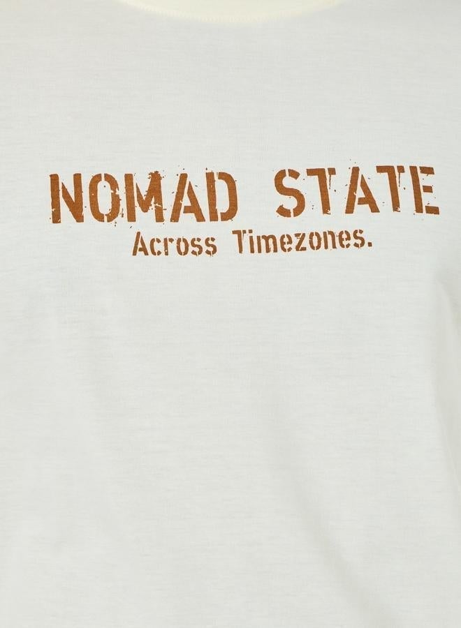 ستايلي تيشيرت فضفاض بطبعة جرافيك - Image 2