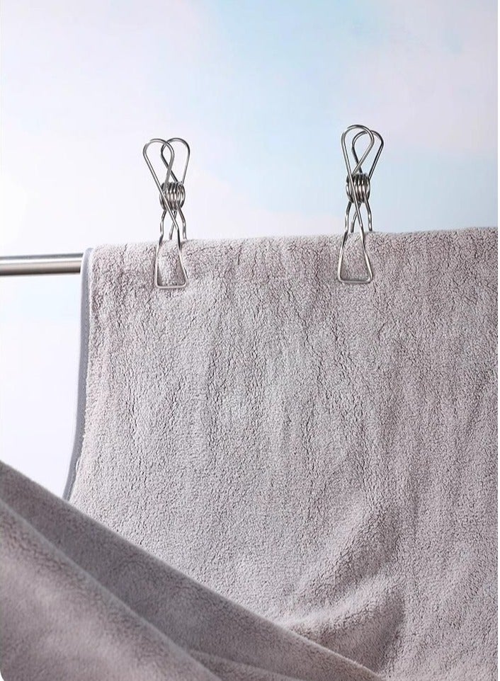 2 Different Designs of Stainless Steel Clips (Pack of 20pcs)  - Image 3