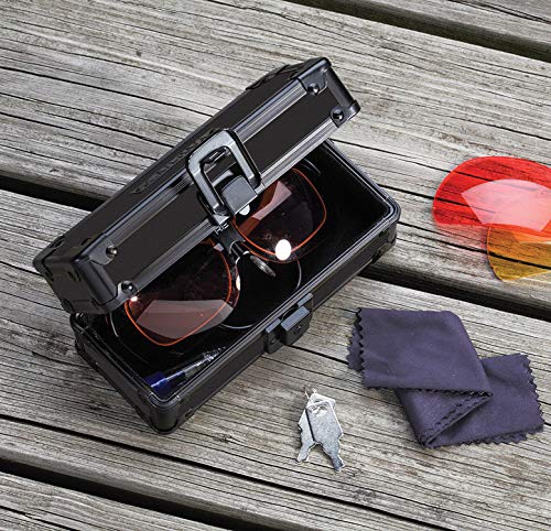Vaultz Locking Sports Sunglass Case, Tactical Black (VZ03632) - Image 5